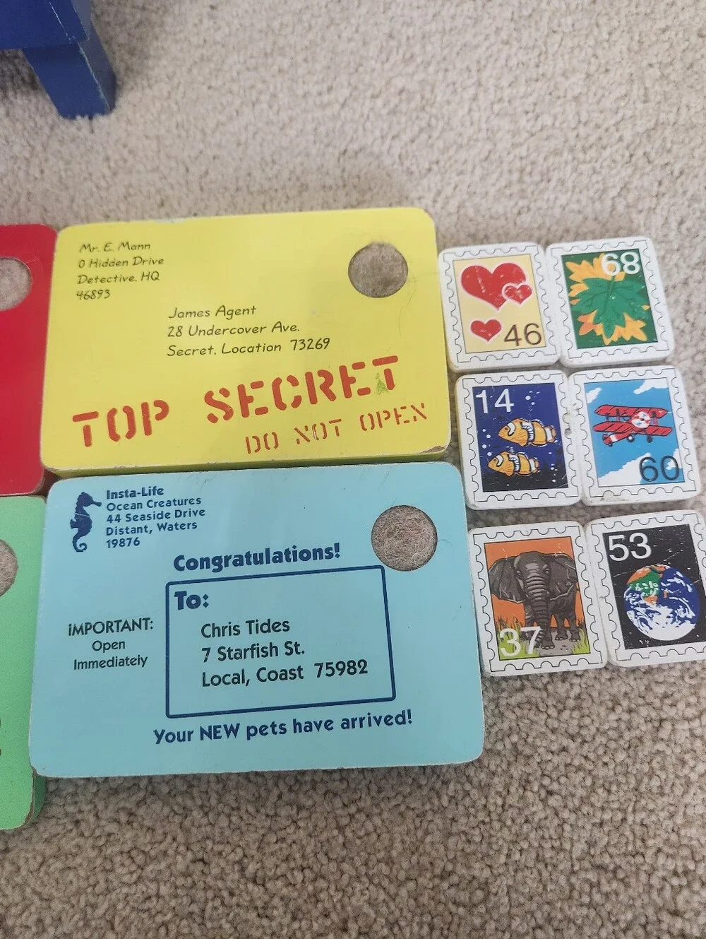 HTF Melissa & Doug Stamp and Sort Wooden Mailbox Activity and Toy